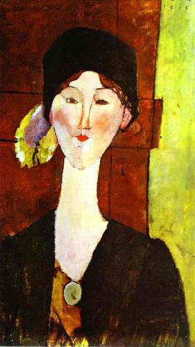 Amedeo Modigliani Portrait of Beatrice Hastings before a door China oil painting art